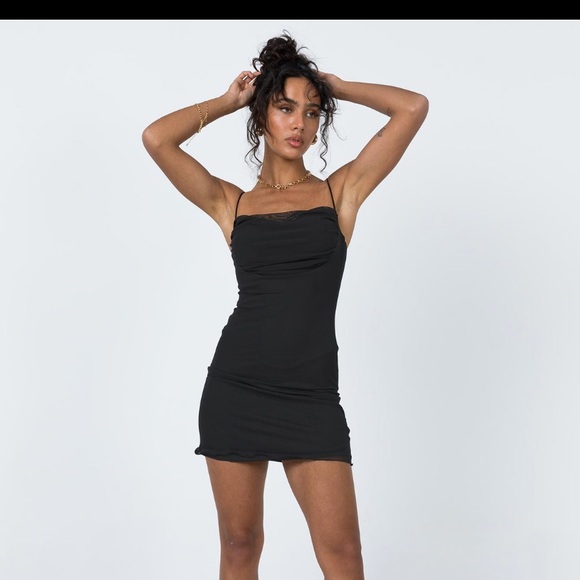 princess polly black dress - Picture 3 of 5